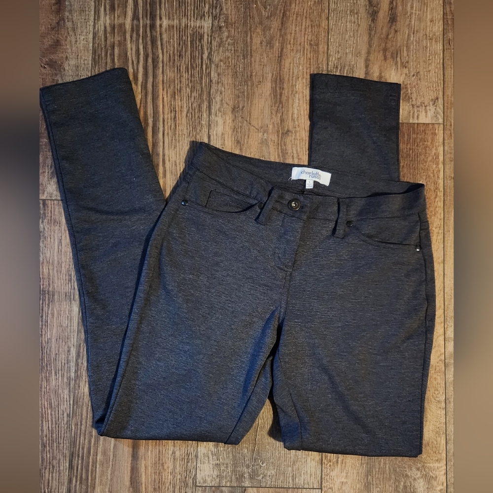 Charlotte Russe Dark Gray Skinny Pants